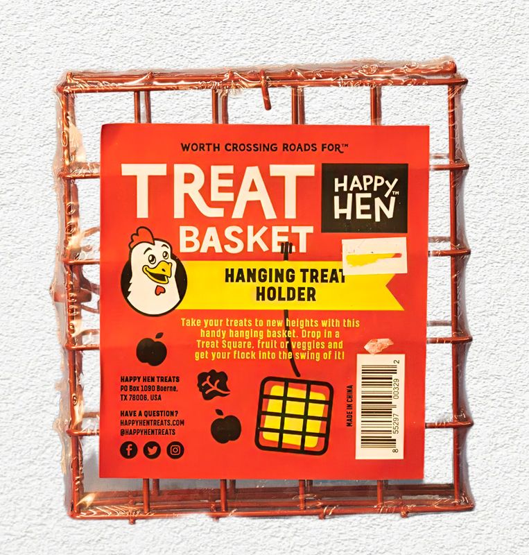 Happy Hen Treats Treat Square Basket
