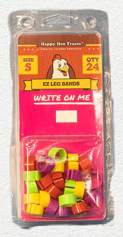 Happy Hen EZ Leg Bands - Small, 24 Count