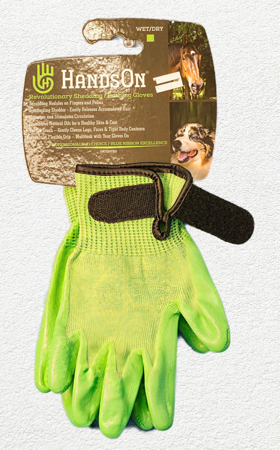 Handson Groom Gloves Green JR