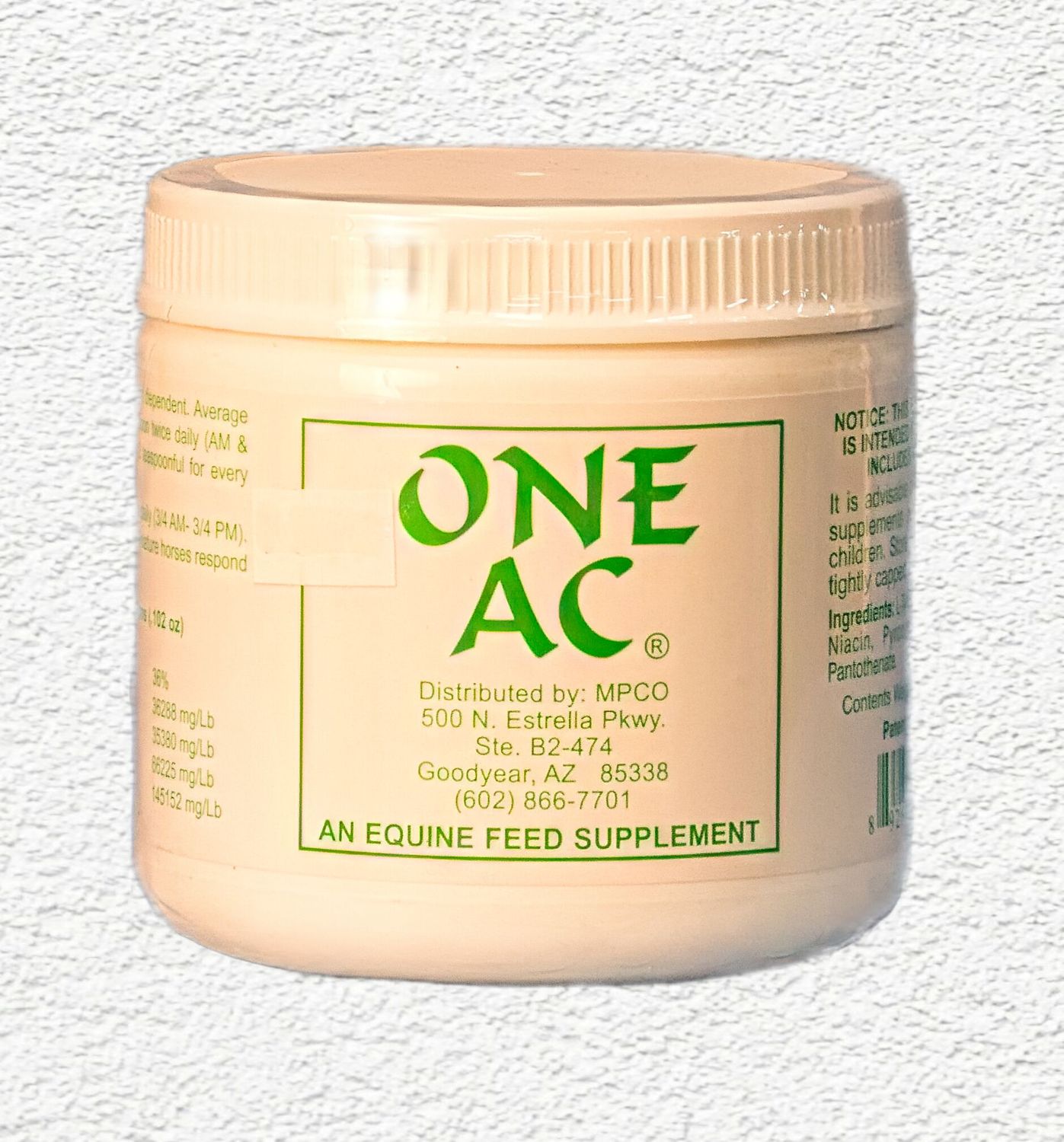 One AC Powder, 200g - 30 Day Supply