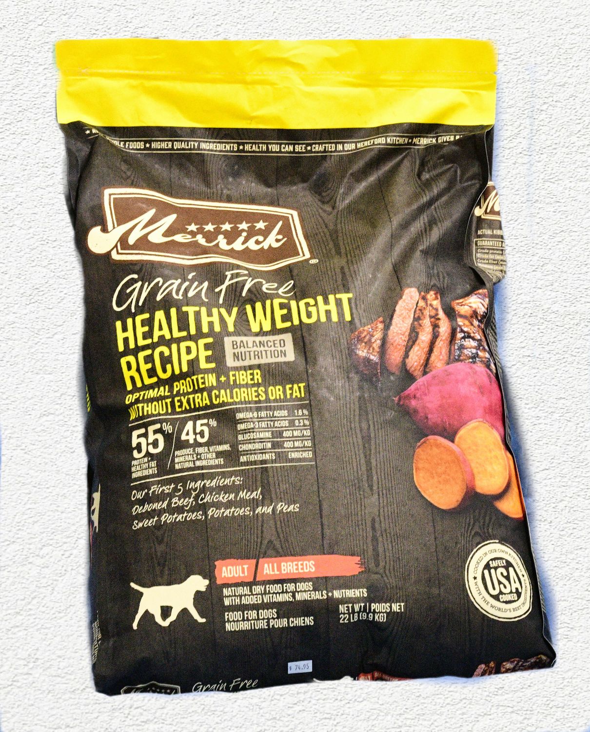 Merrick Grain Free Healthy Weight Dry Dog Food, 22 lbs