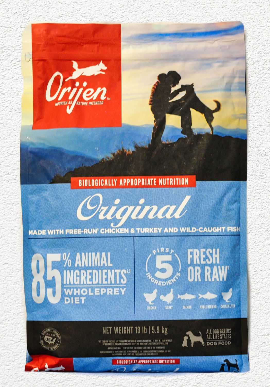 Orijen Original Grain-Free Dry Dog Food, 13 lbs