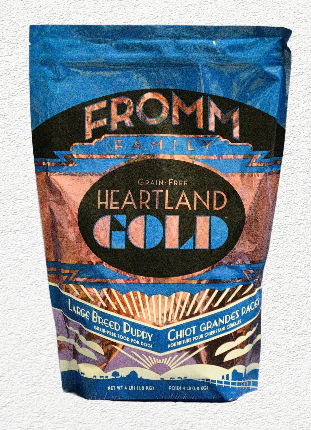 Fromm Heartland Gold Large Breed Puppy Grain Free Dry Dog Food, 4lb Bag