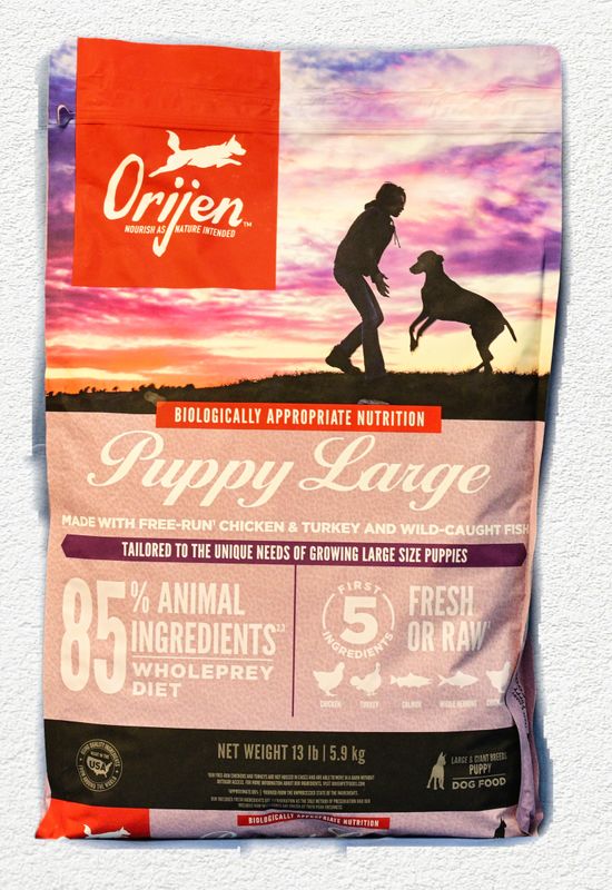 Orijen  Grain-Free Large Breed Puppy Dry Dog Food, 13 lbs