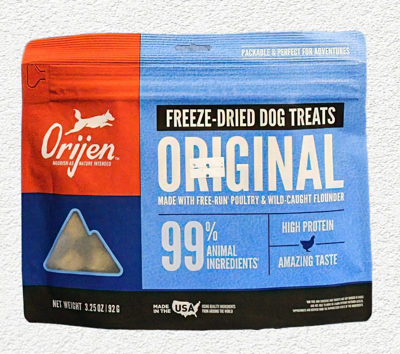 Orijen Original Freeze-Dried Dog Treats, 3.25 oz