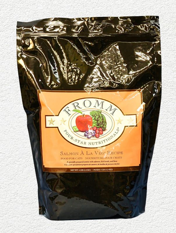 Fromm Four-Star Salmon À La Veg Dry Cat Food 4 lb
