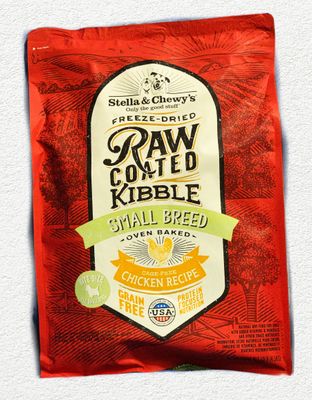 Stella Chewy's Raw Coated Kibble Small Breed Chicken Recipe Dog