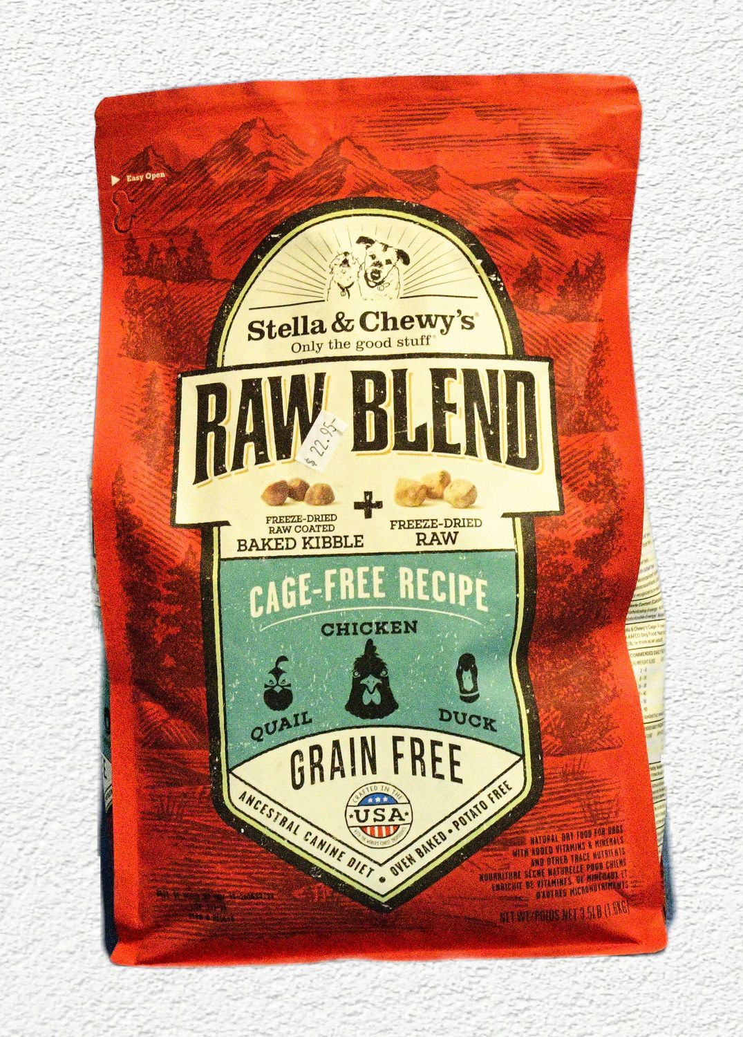 Stella & Chewy's Raw Blend Cage-Free Recipe Dry Dog Food 3.5lb
