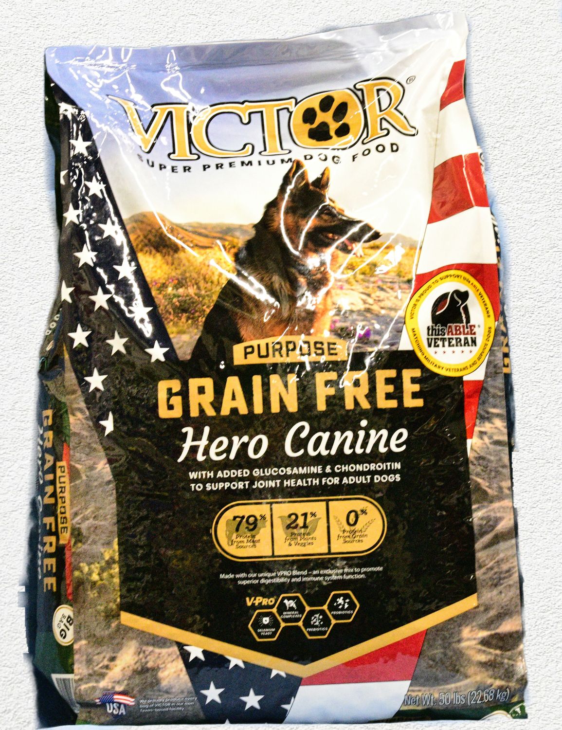 Victor Purpose Grain-Free Hero Canine Dry Dog Food, 50 lb