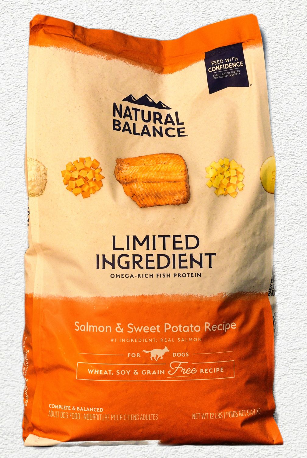 Natural Balance L.I.D. Limited Ingredient Diets Salmon & Sweet Potato Formula Dry Dog Food, 12 lbs