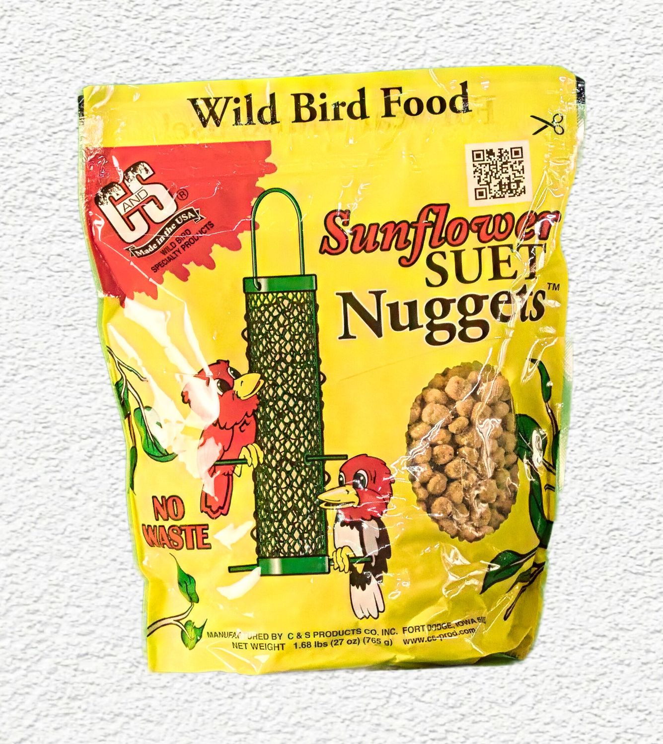 C&S Sunflower Suet Nuggets, 27 oz.