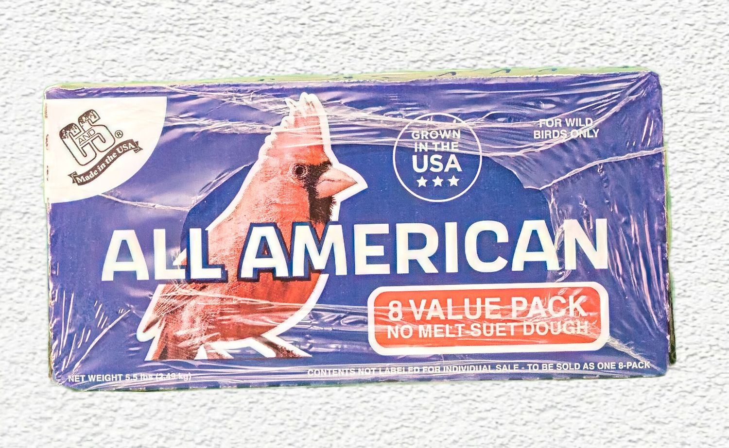 C&S All American No Melt Suet Dough, 11.75 oz.