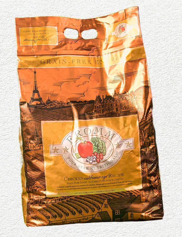 Fromm Four-Star Grain Free Chicken au Frommage Dry Dog Food 12 lb