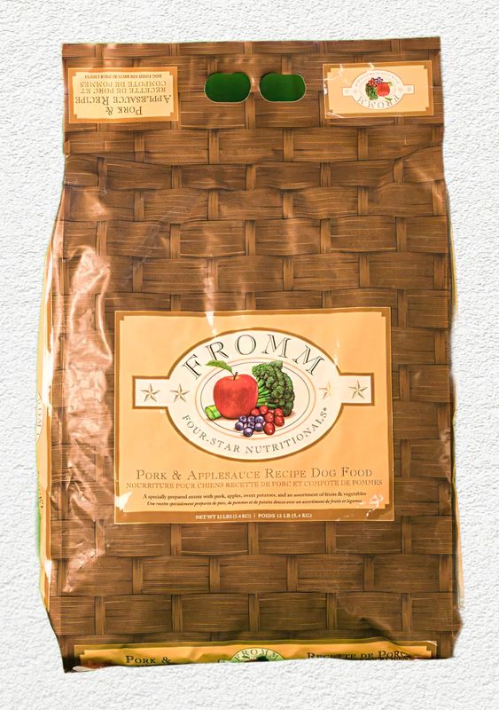 Fromm Four-Star Pork & Applesauce Dry Dog Food 12 lb