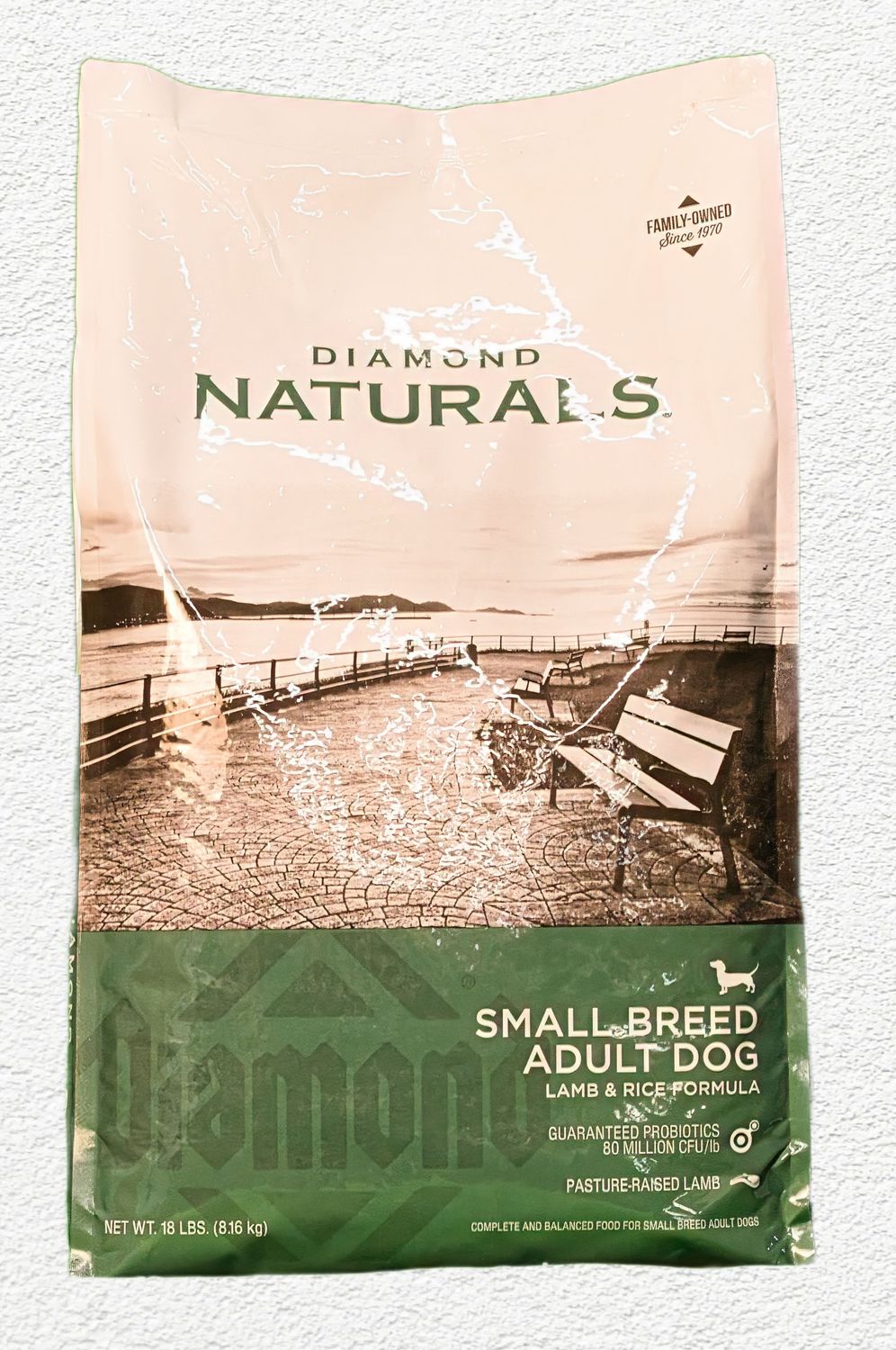 Diamond Naturals Small Breed Adult Dog Lamb & Rice Formula, 18 lb