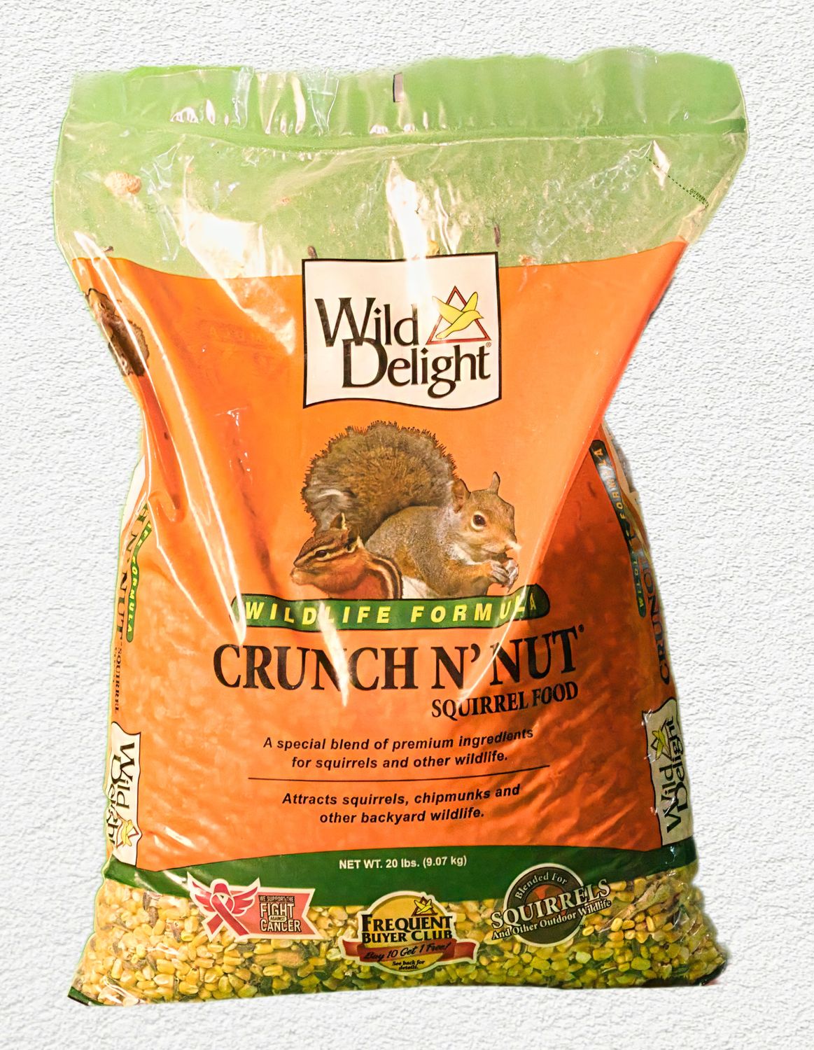 Wild Delight Crunch N' Nut Squirrel Food 20 lb Bag