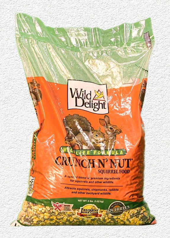 Wild Delight Crunch N Nut Squirrel Food 8 lb Bag