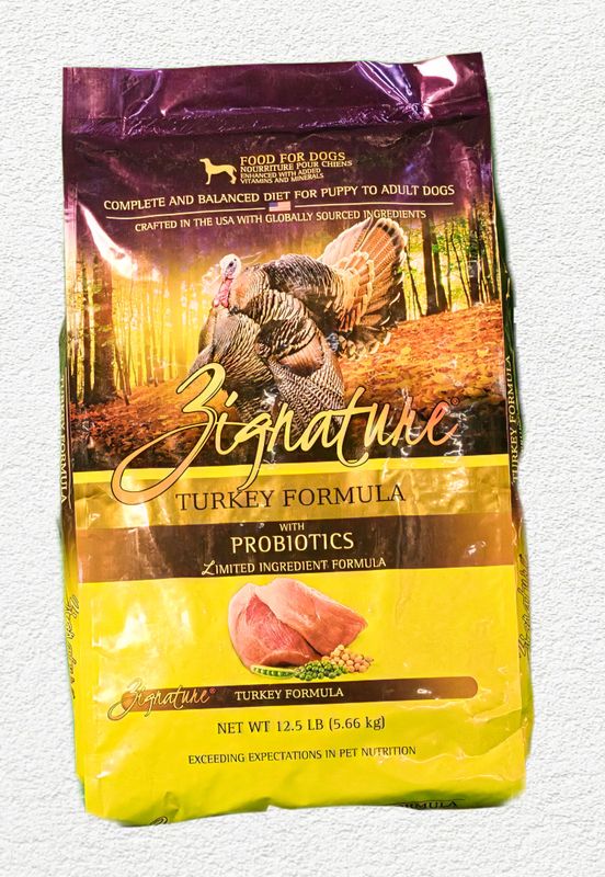 Zignature Turkey Formula Dry Dog Food, 12.5 lb