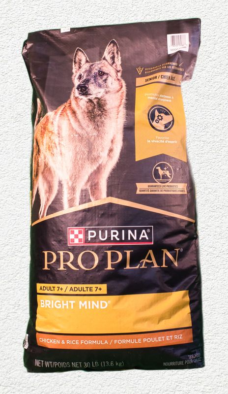 Purina Pro Plan Bright Mind Adult 7+ Chicken & Rice Formula, 30 lbs