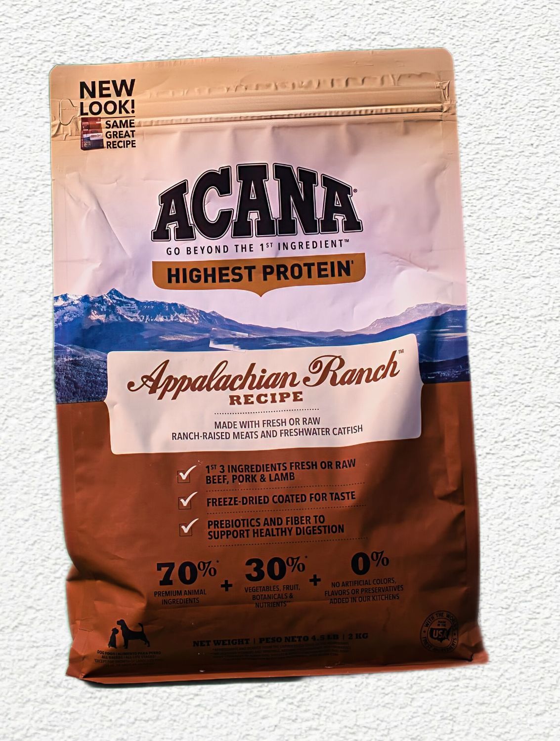 ACANA Appalachian Ranch Grain-Free Dry Dog Food, 4.5 lbs