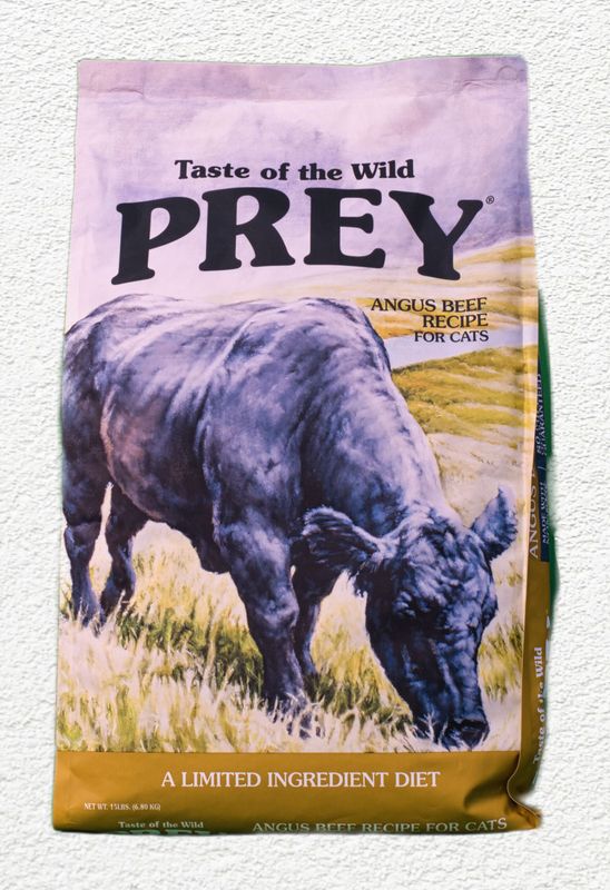 Taste of the Wild Prey Limited Ingredient Angus Beef Formula Dry Cat Food, 15 lb