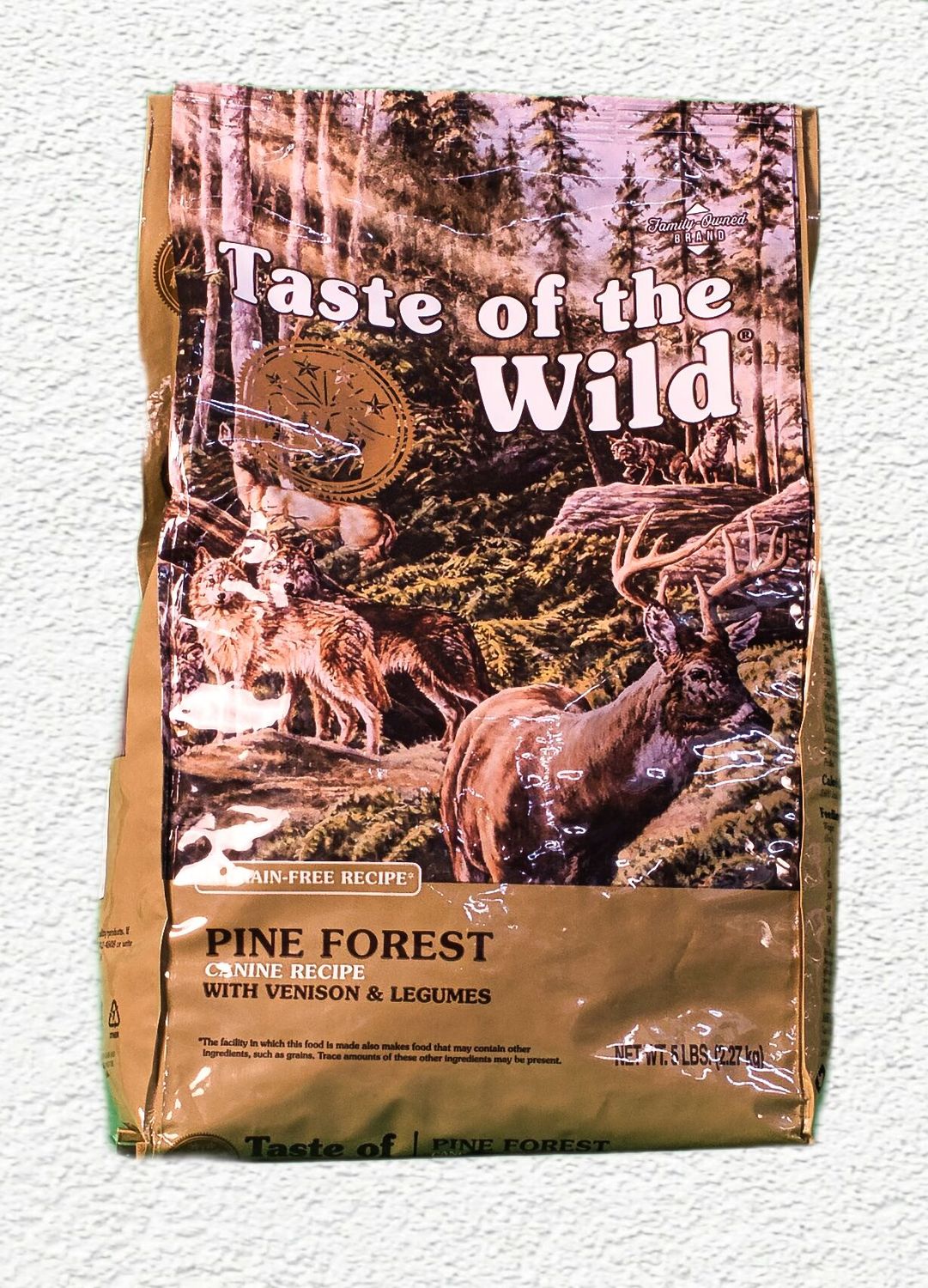 Taste of the Wild Pine Forest Grain-Free Dry Dog Food with Venison & Legumes, 5 lb Taste of the Wild Pine Forest Grain-Free Dry Dog Food with Venison & Legumes, 5 lb