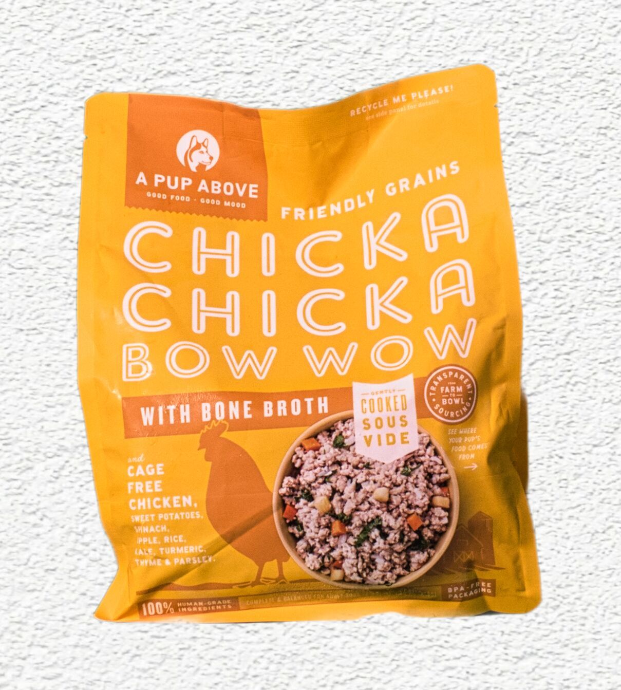 A Pup Above Dog Frozen Gently Cooked Chicka Chicka Bow Wow, 3 lb A Pup Above Dog Frozen Gently Cooked Chicka Chicka Bow Wow, 3 lb