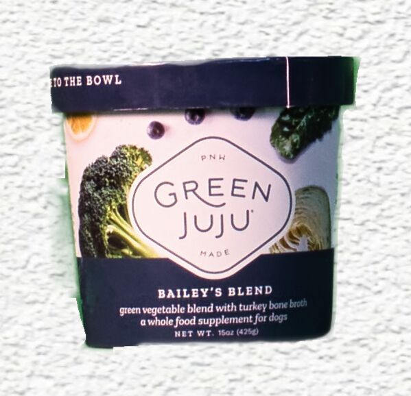 Green Juju Bailey's Blend Frozen Supplement for Dogs, 15 oz
