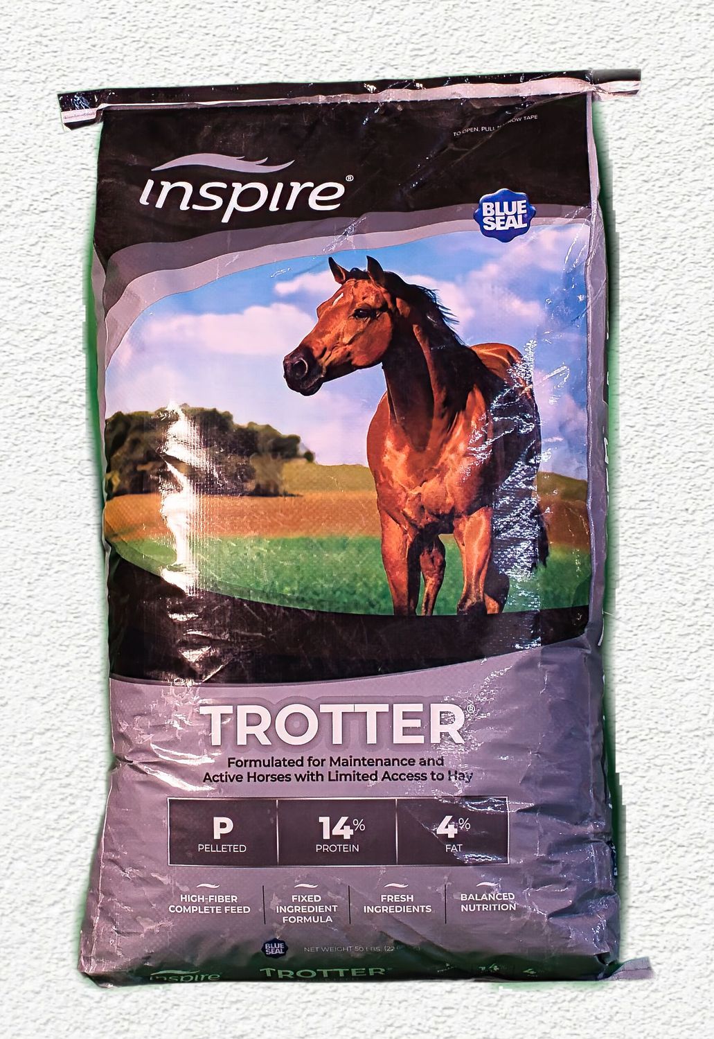 Blue Seal Inspire Trotter Horse Feed, 50 lb