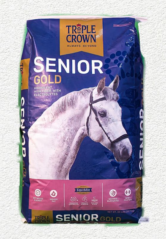 Triple Crown Senior Gold Textured Horse Feed 50 lbs