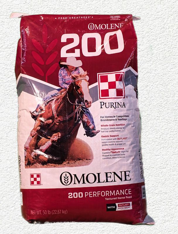 Purina Omolene 200 Performance Horse Feed 50 lb