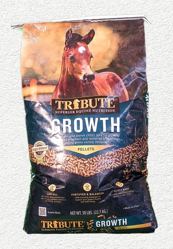 Tribute Growth Pellet Horse Feed - 50 lb