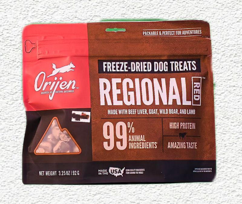 Orijen Freeze-Dried Dog Treats, Regional Red, 3.25 oz