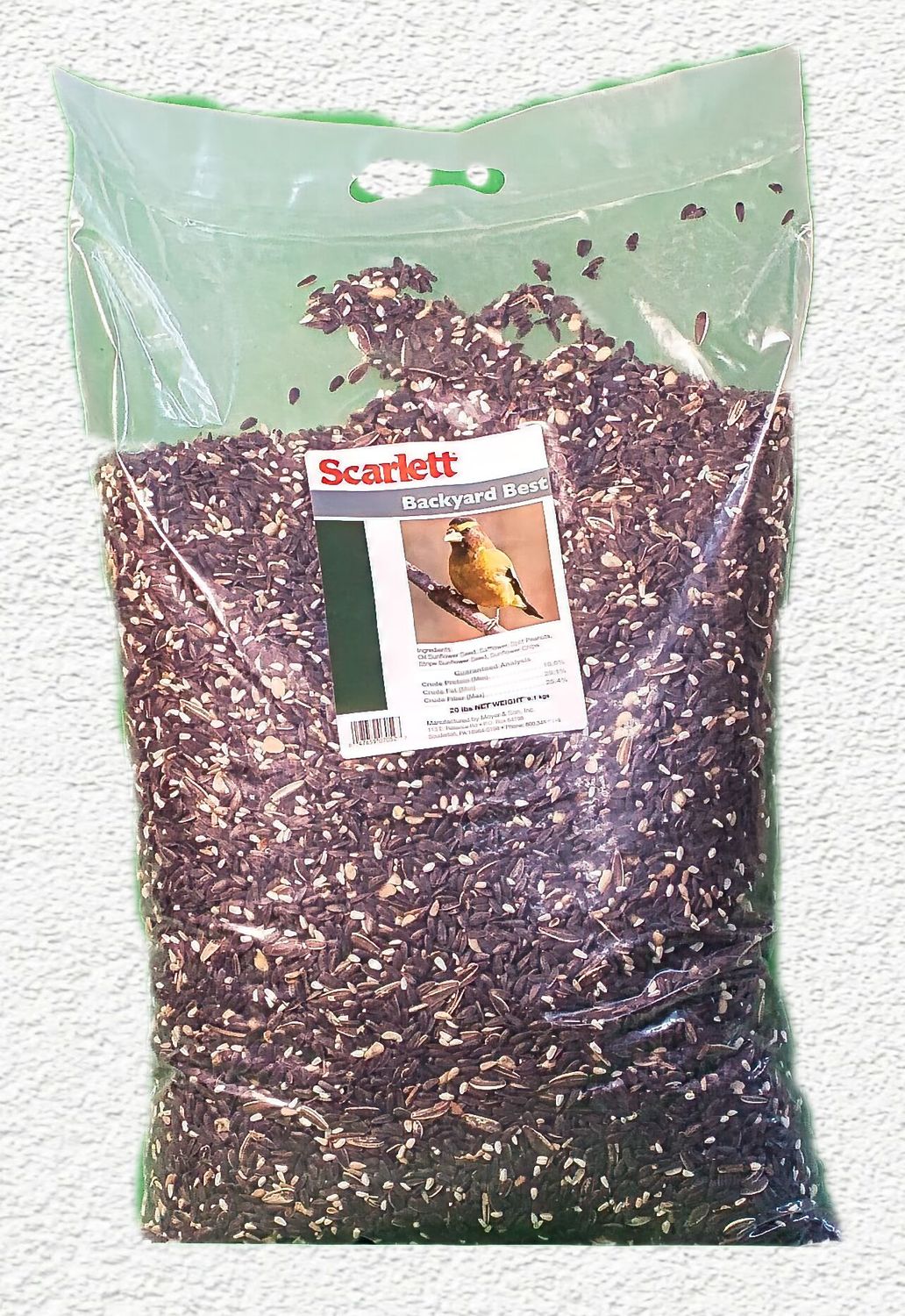 Scarlett Backyard Best Bird Seed - 20 lb