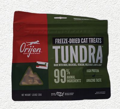 Orijen Freeze-Dried Cat Treats, Tundra, 1.25 oz