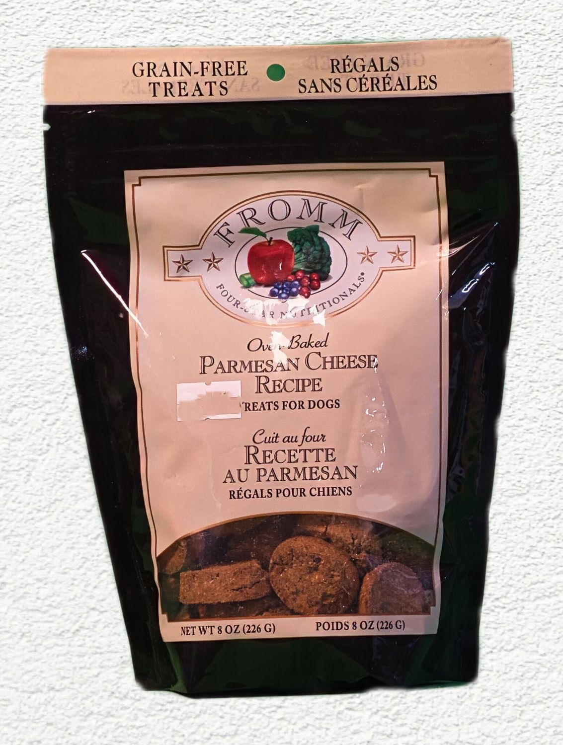 Fromm Four-Star Treats Parmesan Cheese Dog  8 oz