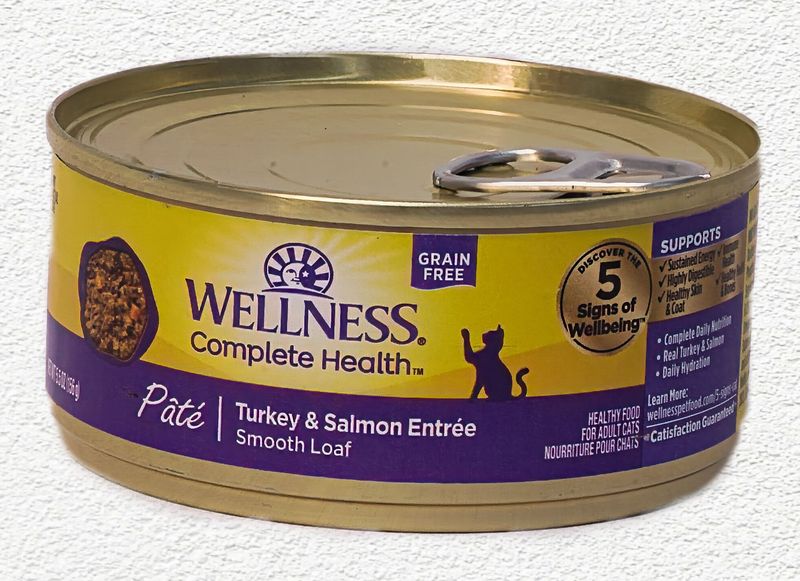 Wellness Complete Health Turkey & Salmon Cat Food, 5.5 oz