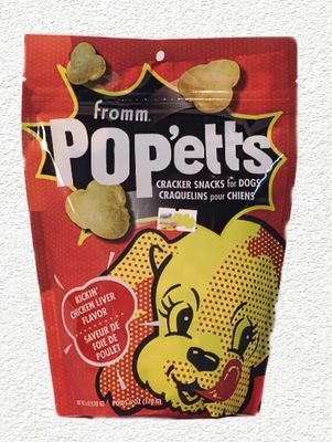 Fromm Pop'etts Kickin' Chicken Liver Dog Treats, 6 oz