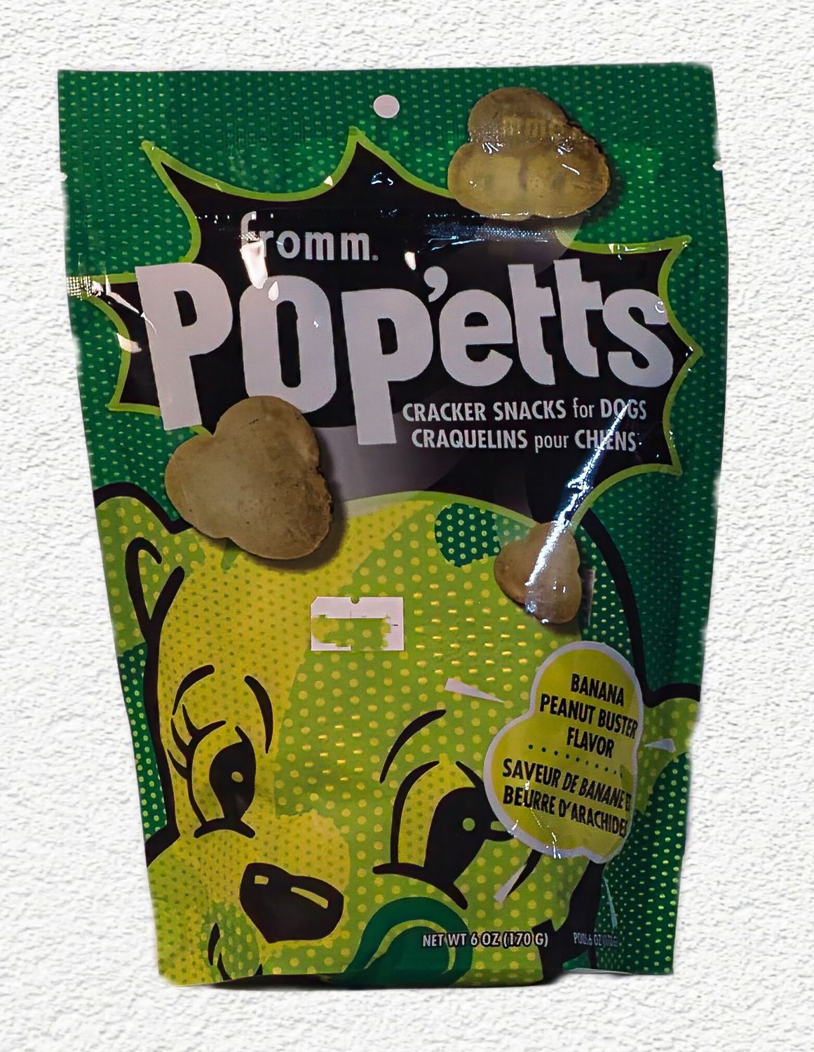 Fromm Pop'etts Banana Peanut Butter Dog Treats, 6 oz