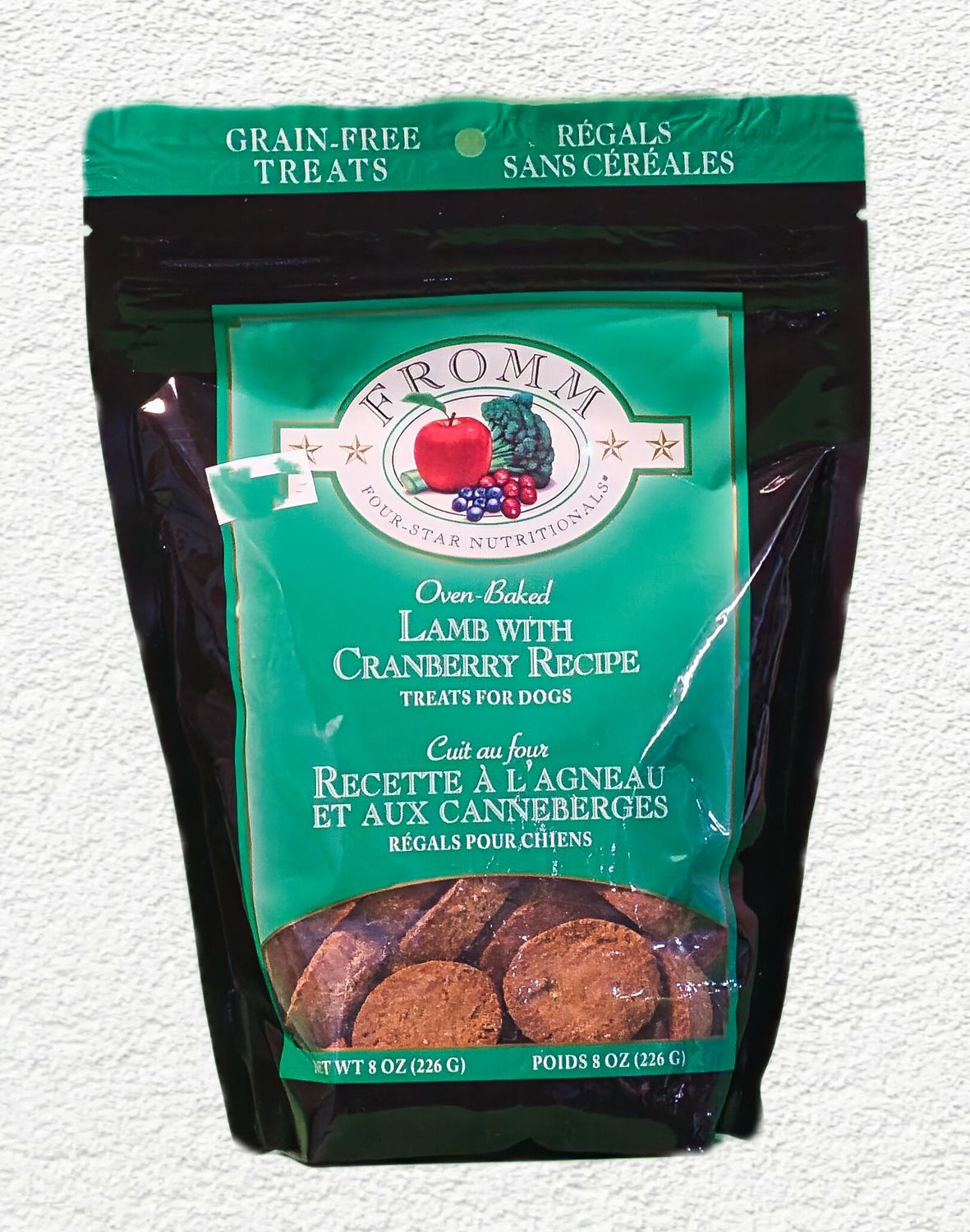 Fromm Four Star Treats Lamb with Cranberry Dog  8 oz