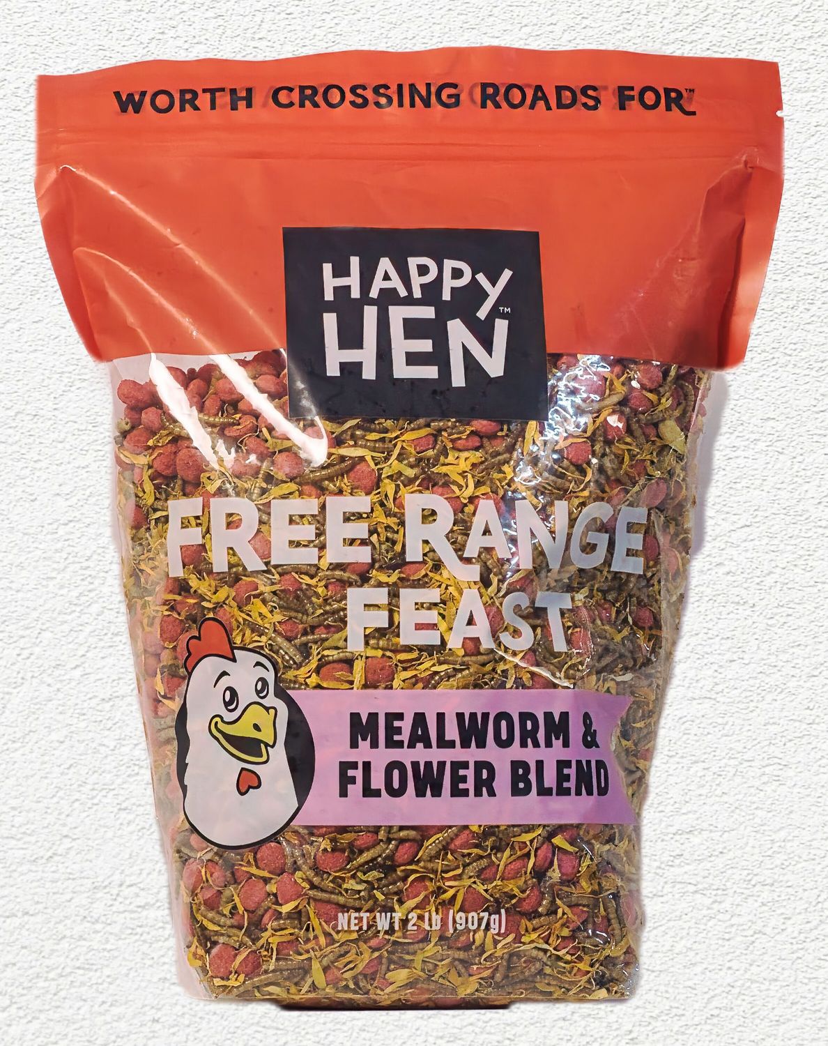 Happy Hen Free Range Feast Mealworm & Flower Blend, 2 lb