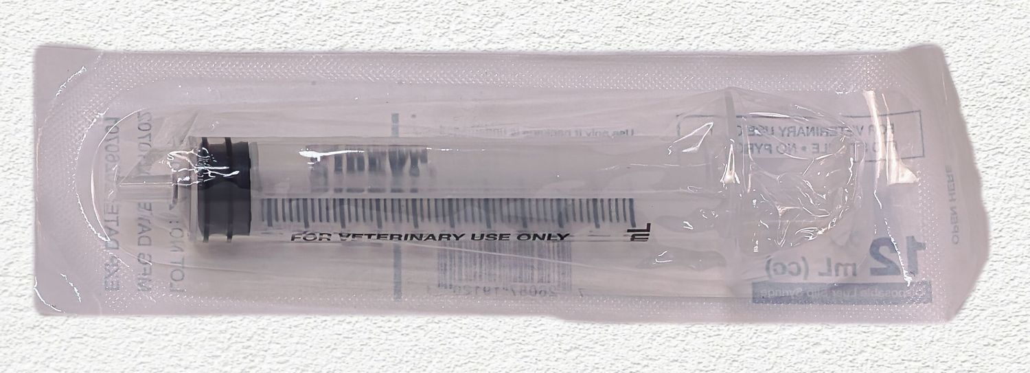 SYRINGE - 12CC W/O NEEDLE