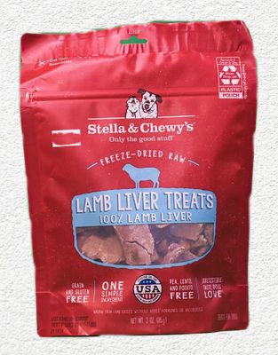 Stella & Chewy's Freeze-Dried Raw Lamb Liver Treats, 3 Ounces