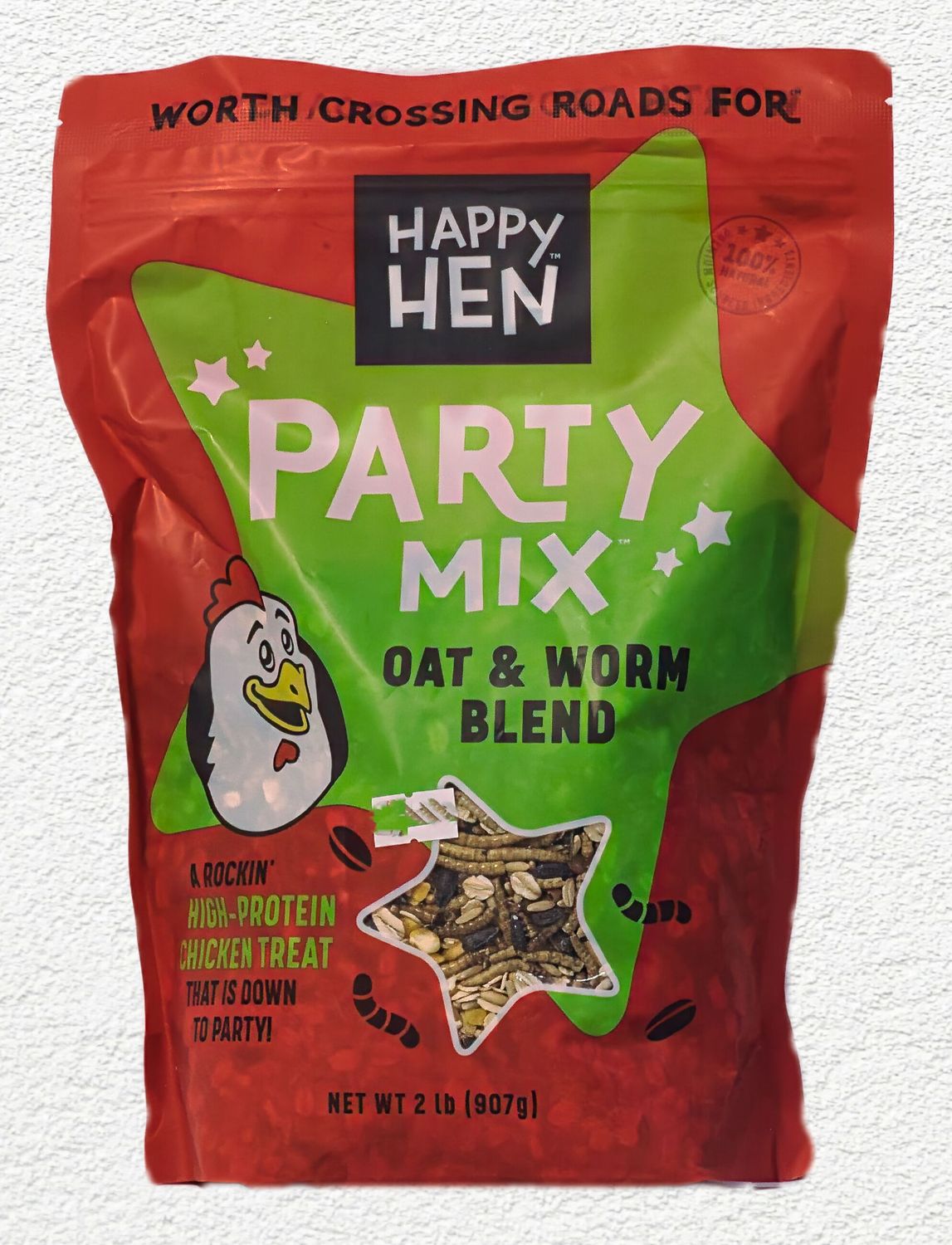 Happy Hen Treats Mealworm & Oat Party Mix, 2 lbs