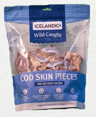 Icelandic Plus Cod Skin Strip Pieces 1 - LB
