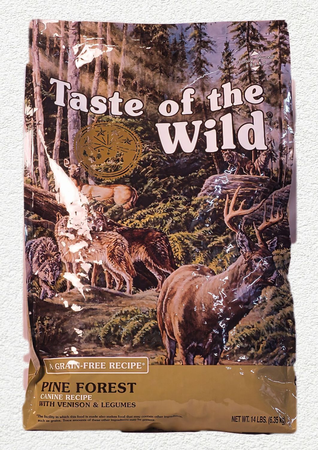 Taste of the Wild Pine Forest Dry Dog Food with Venison & Legumes, 14 lb