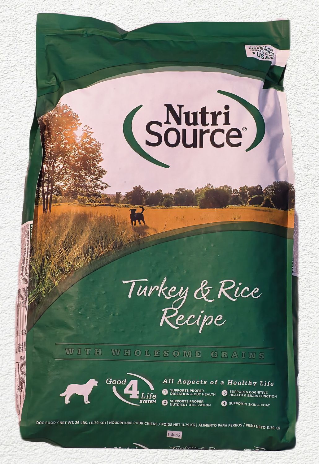 NutriSource Turkey & Rice Dog Food, 26 lb NutriSource Turkey & Rice Dog Food, 26 lb