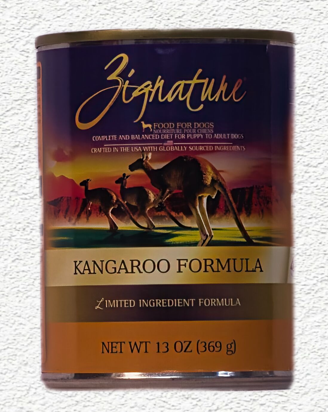 Zignature Grain-Free Kangaroo Formula Canned Dog Food, 13 oz Zignature Grain-Free Kangaroo Formula Canned Dog Food, 13 oz