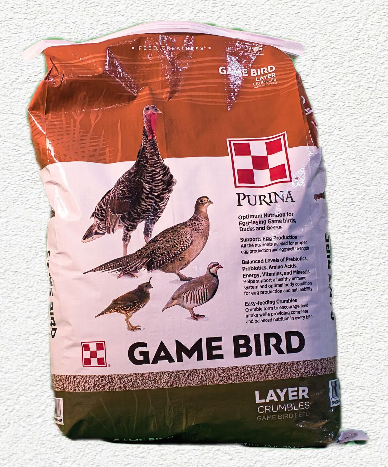 Purina Game Bird Layer Feed Crumbles 40 lb