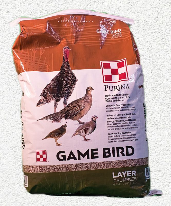 Purina Game Bird Layer Feed Crumbles 40 lb
